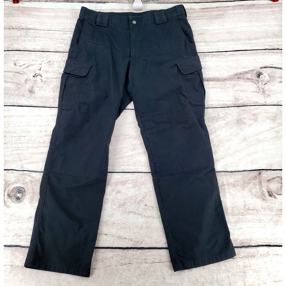 511 Tactical 36x32 Mens Black Cargo Jeans 8 Pocket Uniform TLBLIN-4389-1